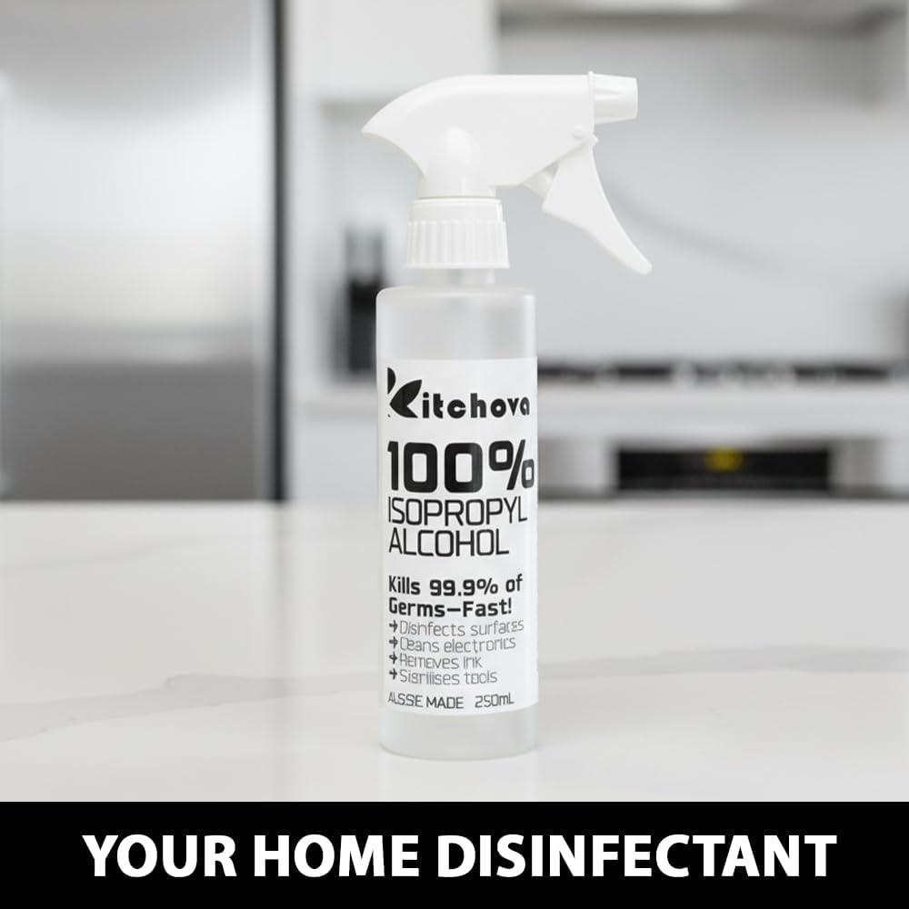 Kitchova 100% IPA Cleaner 250mL label and ingredients