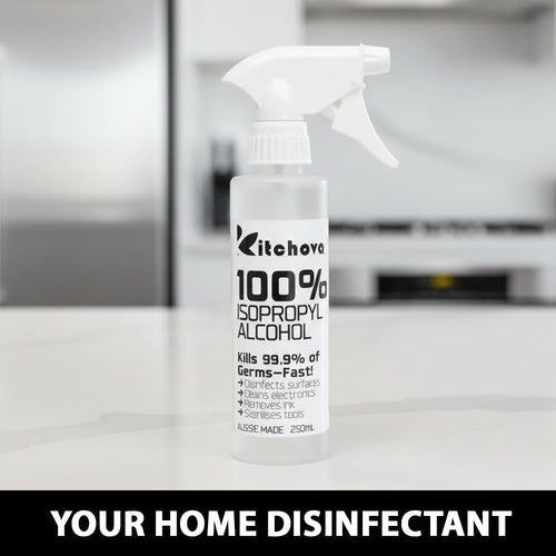 Kitchova 100% IPA Cleaner 250mL label and ingredients