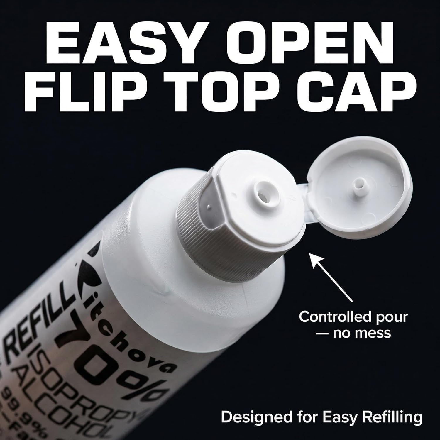 Kitchova IPA 70% Refill bottle cap detail