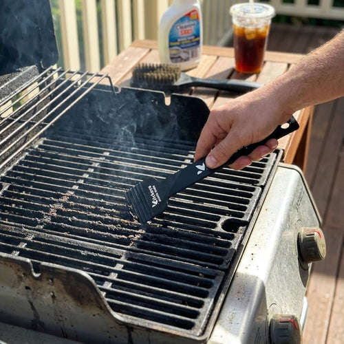 Kitchova Bristle Free BBQ Grill Scraper 2 Pack front view