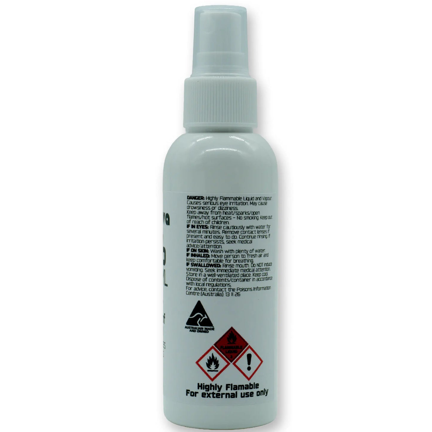 Isopropyl Alcohol Cleaner | IPA 70% Spray 125mL | Rubbing Alcohol Spray | Multi-Purpose Cleaner