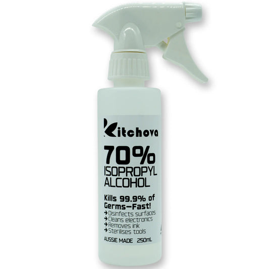 Isopropyl Alcohol Cleaner | IPA 70% Spray 250mL | Rubbing Alcohol Spray | Multi-Purpose Cleaner