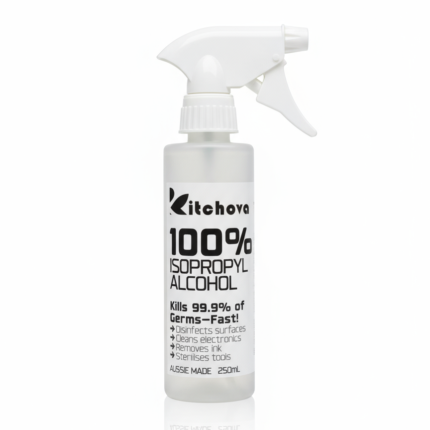 Kitchova 100% IPA Cleaner 250mL Spray - Pure Electronics Cleaner - Australian Made