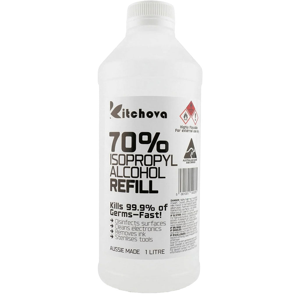 Kitchova IPA 70% Cleaner 1L - Professional Disinfectant & Sanitiser - Australian Made